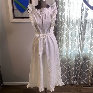 Indikah cotton eyelet trimmed romper